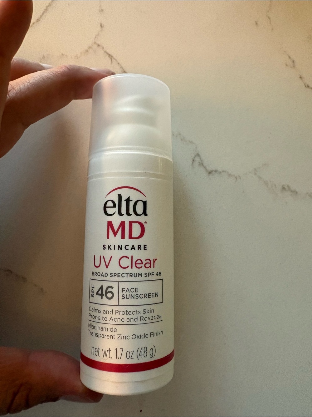 NEW EltaMD UV Clear SPF 46 Facial Sunscreen - White